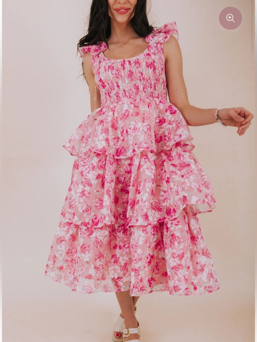 Sofie The Label floral ruffle dress